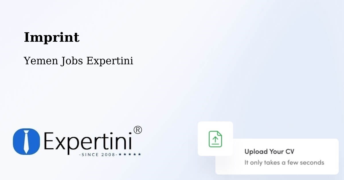 Imprint – Dar Sad - Yemen Jobs Expertini