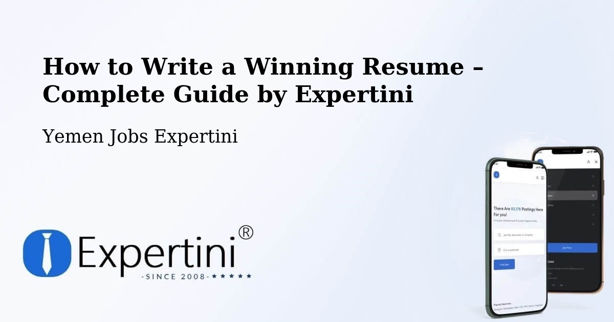 Resume Writing Guide for Job Seekers – Dar Sad - Dar Sad, Yemen Jobs Expertini