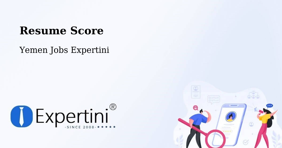 Resume Score & Job Description Match Tool – Dar Sad - Yemen Jobs Expertini